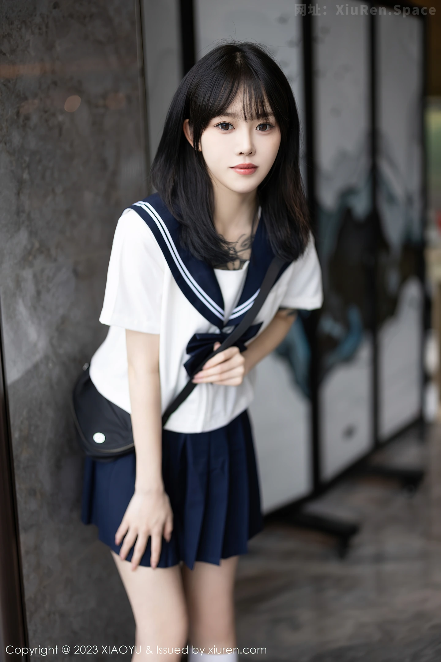 图片[4]-[XiaoYu画语界]Vol.1087 模特奶瓶性感白色学妹服饰露白色情趣内衣秀曼妙身姿诱惑写真88P-秀人网官方网站